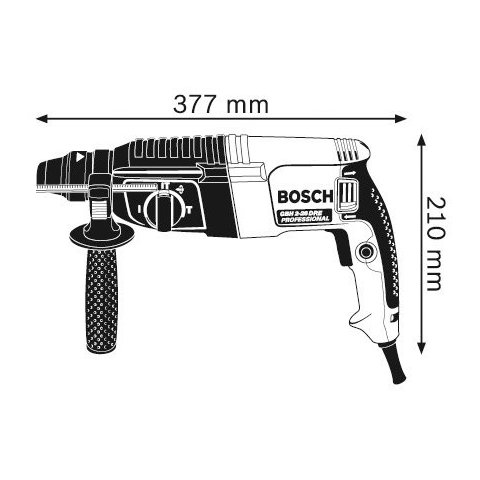 Перфоратор профессиональный Bosch GBH 2-26 DRE Превью 1