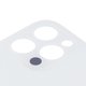 Задняя панель корпуса для iPhone 12 Pro, серебристая, белая, не нужно снимать стекло камеры, big hole, silver Превью 1