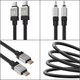 USB кабель Baseus Coolplay Series, 2xUSB тип-C, 100 см, 100 Вт, черный, силиконовый, #CAKW000201 Превью 1