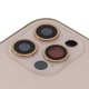 Housing compatible with iPhone 12 Pro, (golden, with SIM card holders, with side buttons, gold) Preview 1