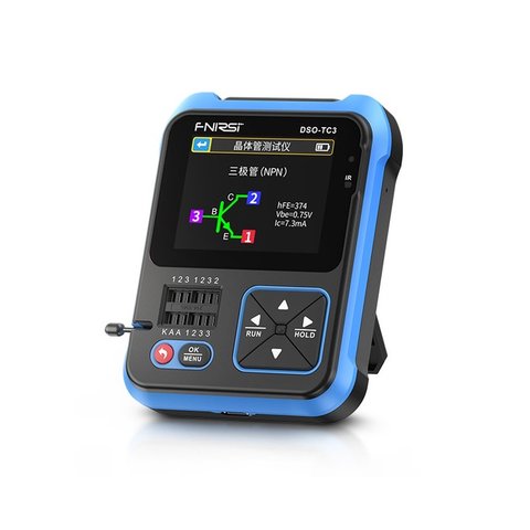 Osciloscopio digital + probador de transistores + generador de señales 3 en 1 FNIRSI DSO-TC3 Vista previa  3