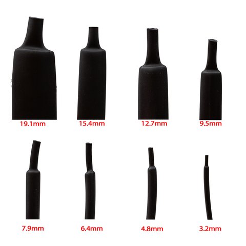 Heat Shrink Tube, (1 m, 15.4 mm, black, with glue) Preview 2