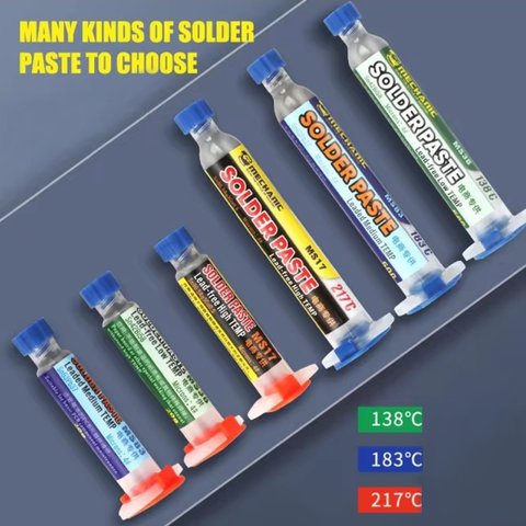 BGA Paste Mechanic MS17, (Sn 96.5%,  Ag 3%, Cu 0.5%, 217 °C, 50 g) Preview 3