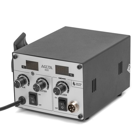 Hot Air Rework Station Accta 401A (110 V) Preview 10