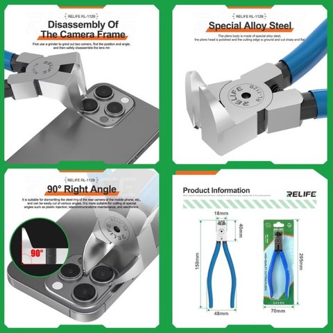 Pinzas cortantes RELIFE RL-112B , copa, 150 mm Vista previa  1