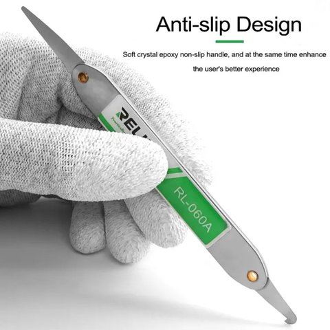 Herramienta para levantar pantalla, cristal táctil RELIFE  RL-060A, espátula metálica Vista previa  3