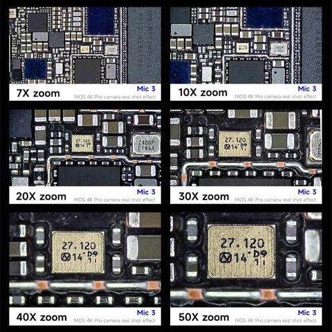 Microscopio Mechanic MIC3-B11, trinocular, 7-50X Vista previa  7