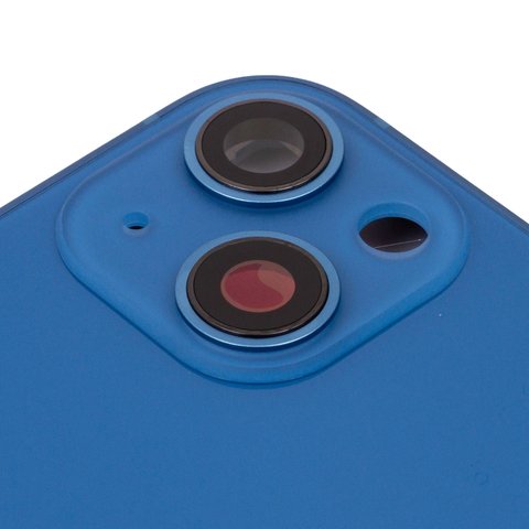 Корпус для iPhone 13, синій, з тримачем SIM-карти, з боковими кнопками, blue Прев'ю 1