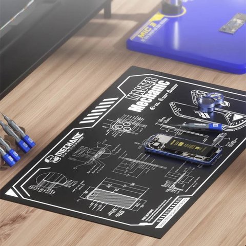 Коврик монтажный Mechanic V77, устойчив к пятнам, термостойкий, 600 мм, 350 мм Превью 5