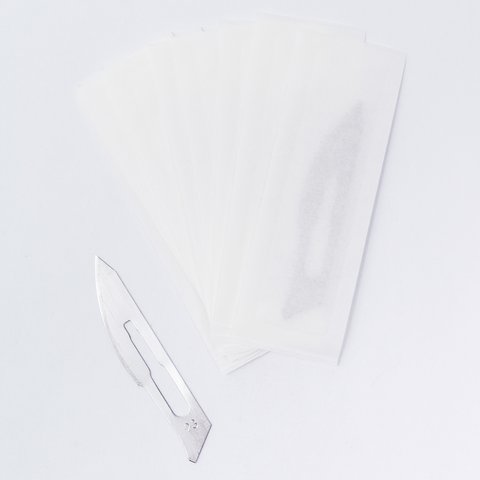 Лезвие скальпеля №23, 10 шт. Превью 1