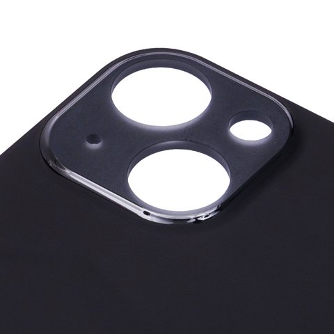Задняя панель корпуса для iPhone 13, черная, не нужно снимать стекло камеры, Original (PRC), big hole Превью 1