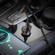 Автомобильное зарядное устройство Hoco NZ16B, черное, Power Delivery (PD), c кабелем USB тип-C к USB тип-C, 45 Вт, 2 порта, 12-24 B, #6942007644792 Превью 6
