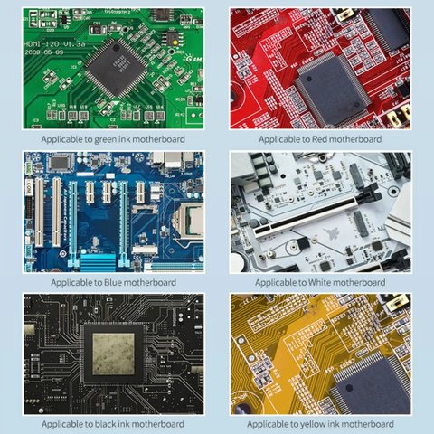Паяльна маска Mechanic SU3, синя, 10 мл, ультрафіолетова Прев'ю 6