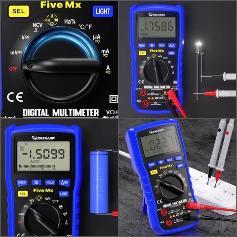 Мультиметр Mechanic Five Mx, цифровий Прев'ю 4