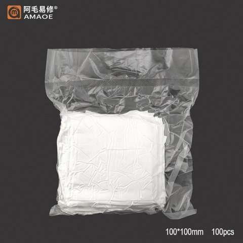 Салфетка из микрофибры Amaoe AM-3009, для устранения пыли и отпечатков, 400 шт., 100*100 мм Превью 1