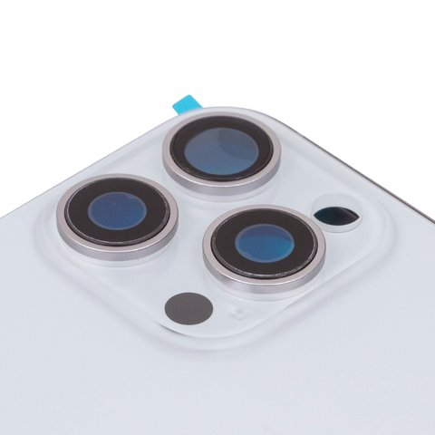 Корпус для iPhone 15 Pro Max, белый, с держателем SIM-карты, с боковыми кнопками, Original (PRC), EU Version, white titanium Превью 1