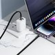 USB кабель Hoco X125, USB тип-C, Lightning, 100 см, 30 Вт, черный, плоский, в нейлоновой оплетке, #6942007671668 Превью 1