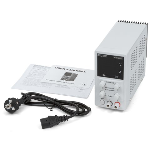 Лабораторний блок живлення Masteram MR1503D Прев'ю 3