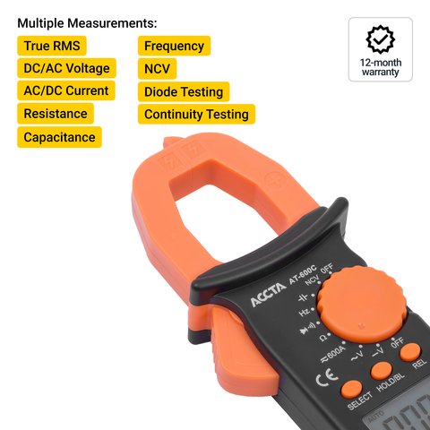 Токоизмерительные клещи Accta AT-600C Превью 1