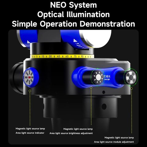 Мікроскоп Mechanic SE7045-TGSD ROBOT SMART EYE, тринокулярний, 7X-45X Прев'ю 9